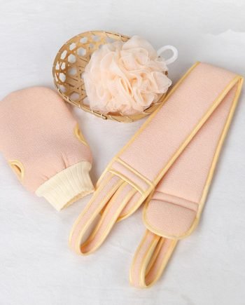 3in1 Bath Ball Shower Sponge Loofahs Mesh Pouf