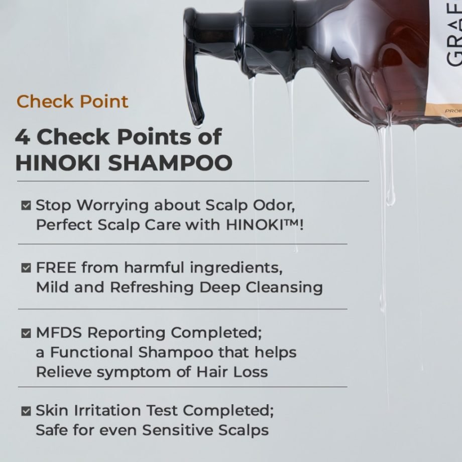 GRAFEN Hinoki Shampoo 500ml [For Oily & Sensitive Scalp]