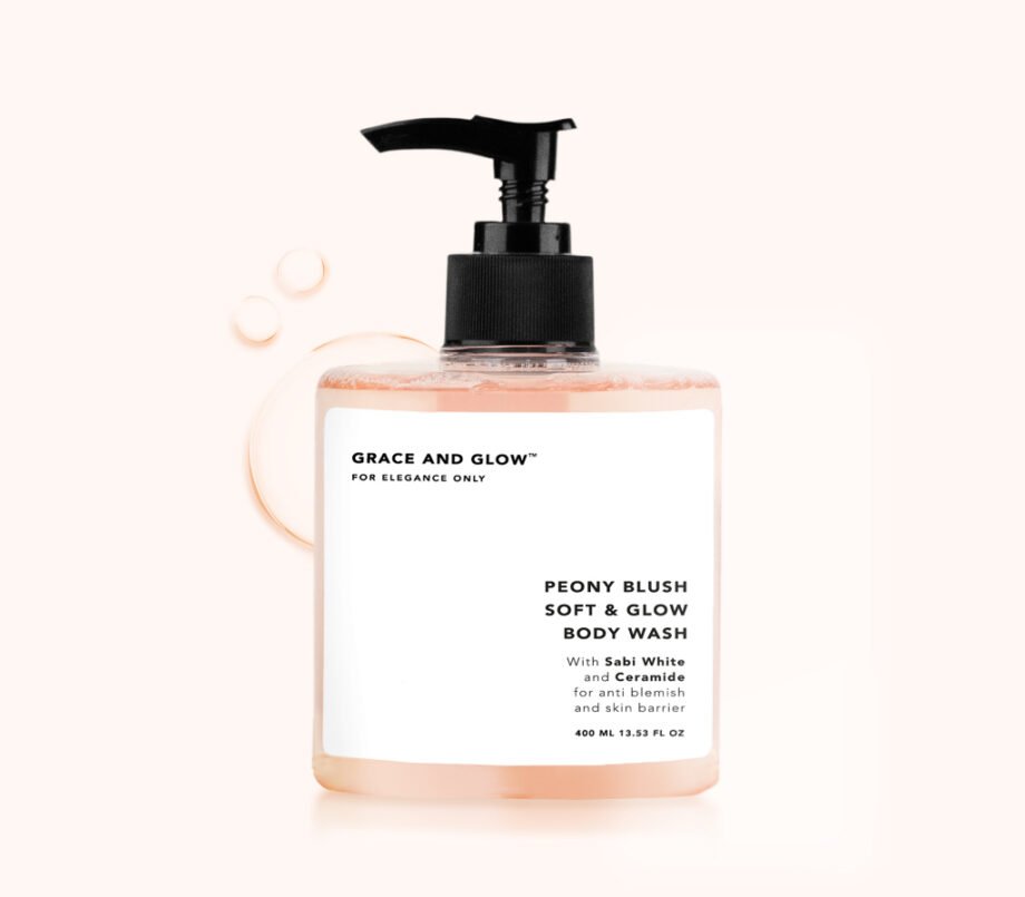Grace and Glow Peony Blush Soft & Glow Solution Body Wash Perfume Shower Gel