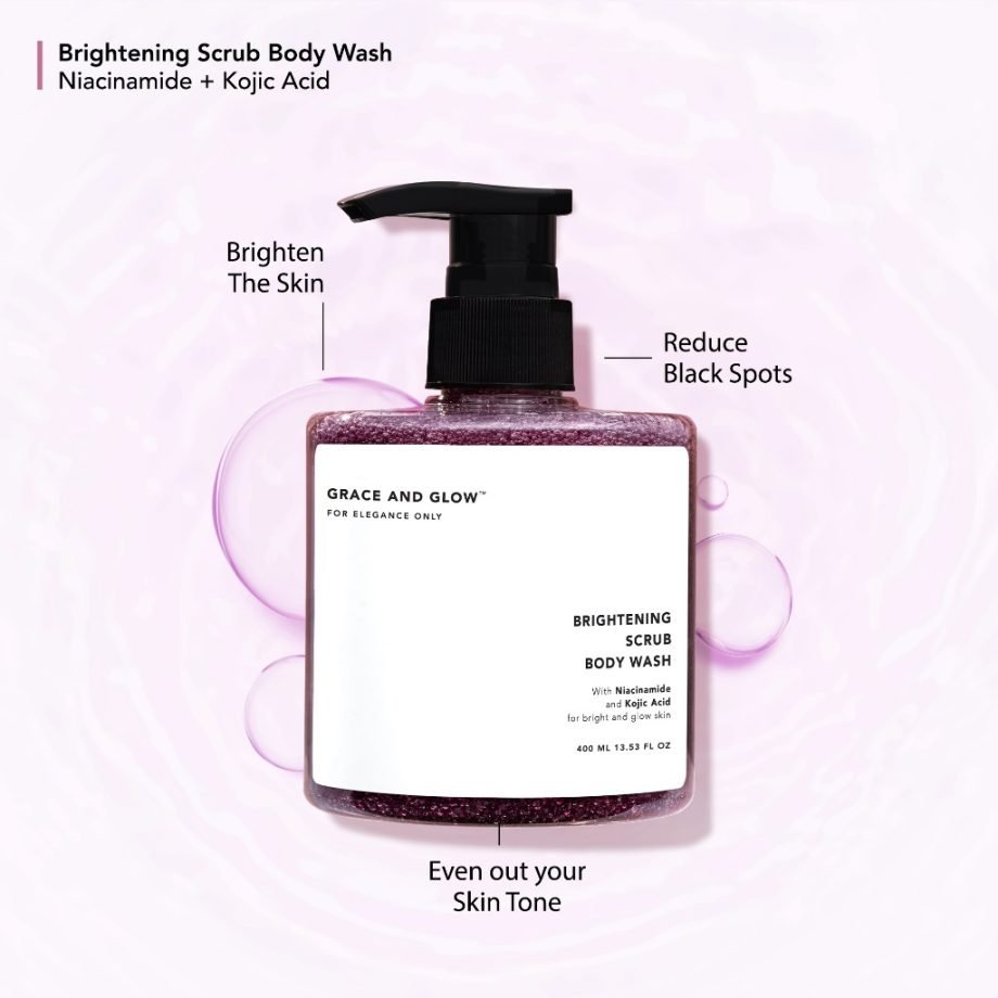 Grace and Glow NEW PRODUCT Brightening Scrub Body Wash