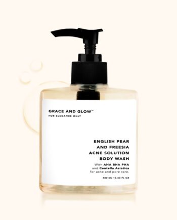 Grace and Glow English Pear & Freesia Body Wash Perfume Shower Gel