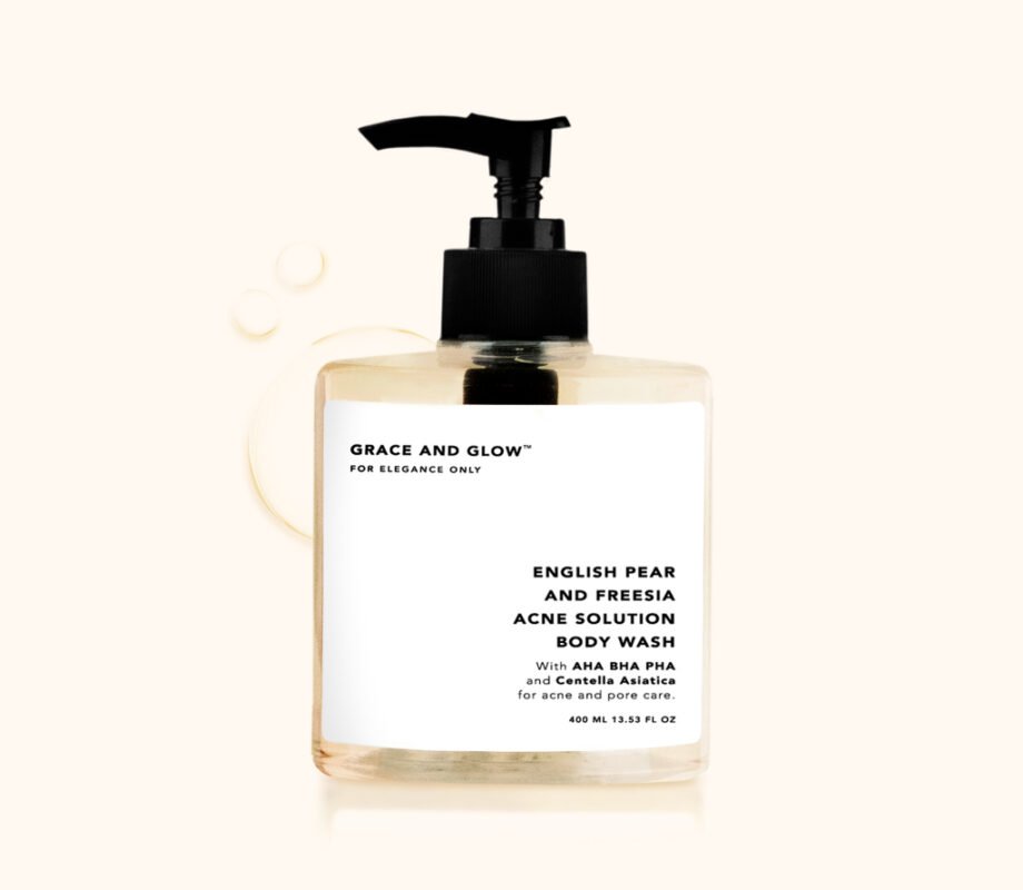 Grace and Glow English Pear & Freesia Body Wash Perfume Shower Gel