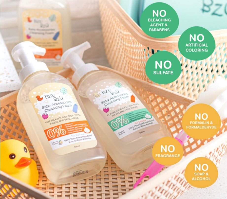 BZU BZU Baby Accessories Foaming Cleanser Non-Flavour With Refill Pack