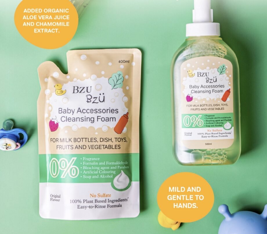 BZU BZU Baby Accessories Foaming Cleanser Non-Flavour With Refill Pack