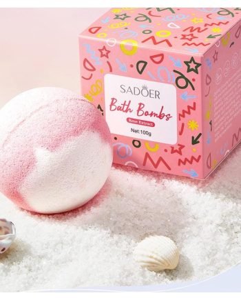 SADOER Flower Bath Bombs Set Essence Whitening Explosion Bath Ball