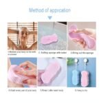 Exfoliate Soft Sponge Body Scrubber For Baby Adults Bath Scrub Sponge Skin Cleaner Dead Skin