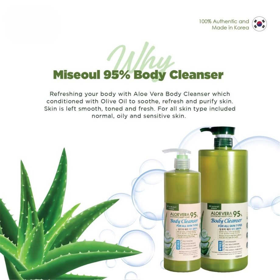 Miseoul Aloe Vera Body Cleanser (1500ml)