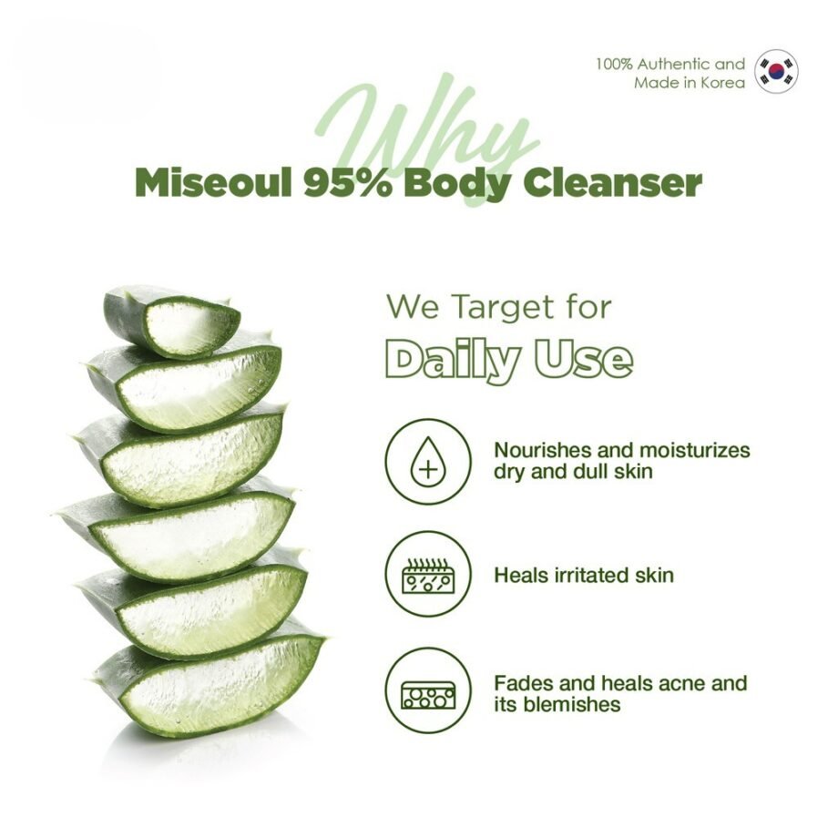 Miseoul Aloe Vera Body Cleanser (1500ml)