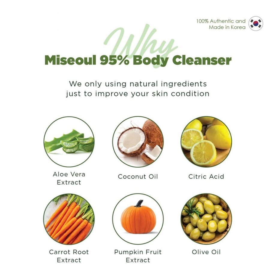 Miseoul Aloe Vera Body Cleanser (1500ml)