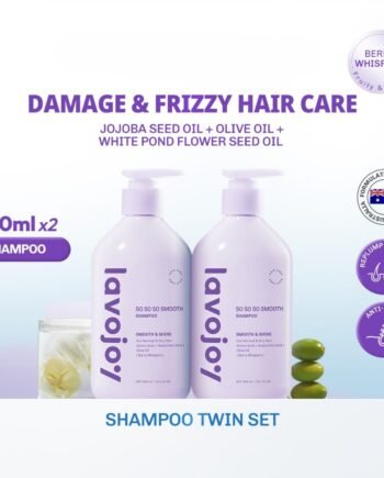 lavojoy Smooth Shampoo 300ml | Anti-Frizz | Deeply Nourish | Reveal Smooth Hair | Hair Treatment