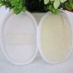 Natural Loofah Bath Ball Loofa Shower Scrub Loofah Bath Brush Body Scrubber Wash Pad Set (4pcs)